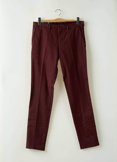 Pantalon chino tissage popeline taille normale violet TOMMY HILFIGER homme