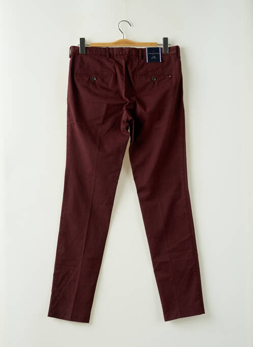 Pantalon chino tissage popeline taille normale violet TOMMY HILFIGER homme
