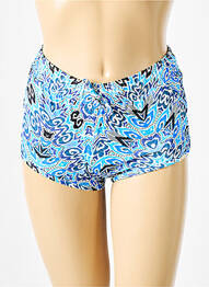 Bas de maillot de bain imprimé fantaisie short bleu GRAIN DE SABLE femme