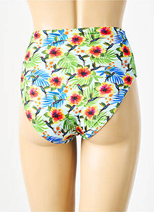 Bas de maillot de bain imprimé tie and dye culotte bleu GRAIN DE SABLE femme