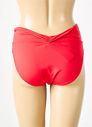 Bas de maillot de bain effet matière satinée culotte rouge SEAFOLLY femme