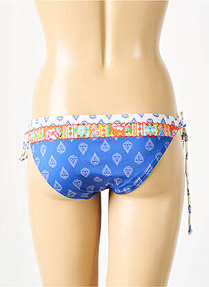 Bas de maillot de bain imprimé fantaisie bikini bleu BANANA MOON femme