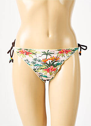 Bas de maillot de bain imprimé tie and dye bikini rose BANANA MOON femme