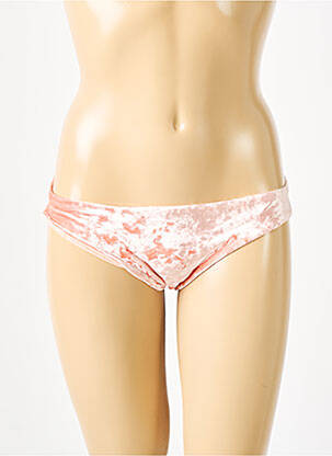 Bas de maillot de bain effet matière satinée culotte rose SEAFOLLY femme