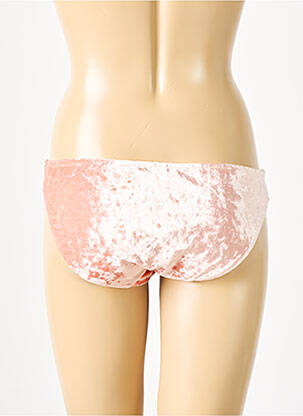 Bas de maillot de bain effet matière satinée culotte rose SEAFOLLY femme