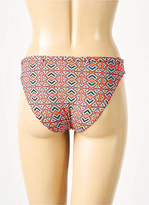 Bas de maillot de bain imprimé fantaisie culotte rouge GRAIN DE SABLE femme