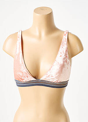 Haut de maillot de bain stretch haut soutien-gorge avec mousse de rembourrage amovible rose SEAFOLLY femme