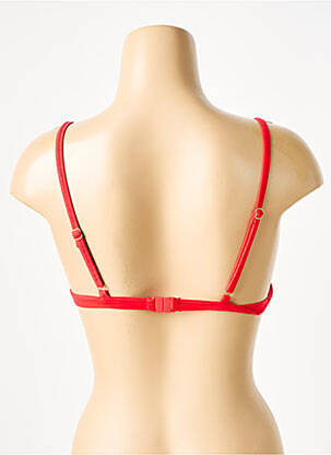Haut de maillot de bain stretch haut soutien-gorge avec mousse de rembourrage amovible rouge BANANA MOON femme