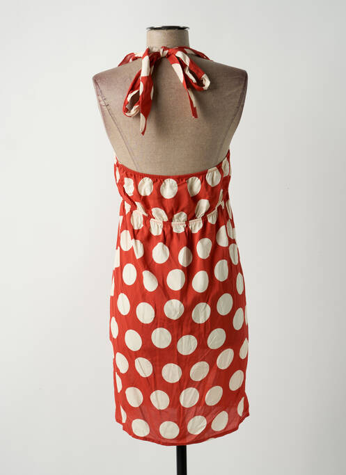 Robe courte orange LULI FAMA pour femme