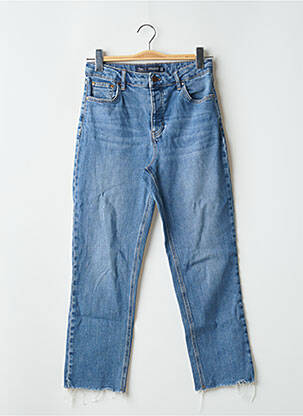 Jeans coupe droite taille haute taille haute bleu BODEN femme
