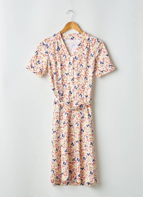 Robe mi-longue blanc SANS MARQUE pour femme