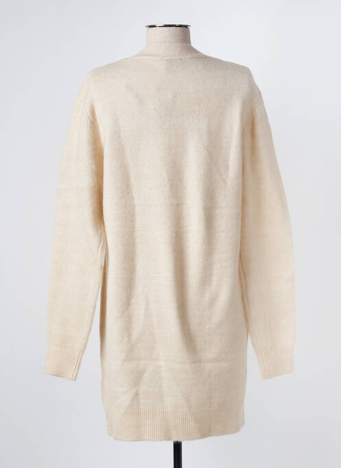 Gilet manches longues beige FELINO pour femme