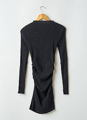 Robe courte manches longues manches longues gris ZARA femme