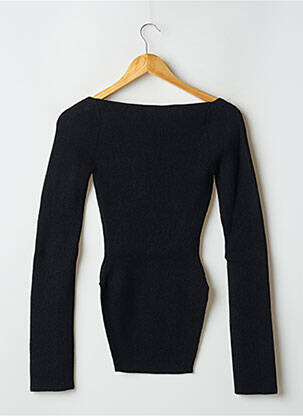 Pull coupe cintrée manches longues noir KHAITE femme