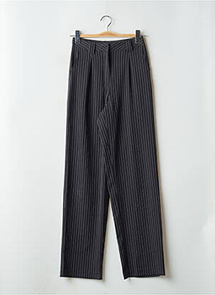 Pantalon droit stretch taille haute noir NA-KD femme