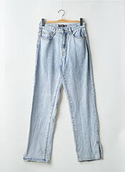 Jeans coupe droite bleu NASTY GAL pour femme seconde vue