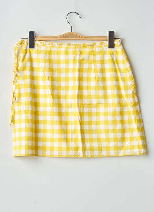 Jupe courte jaune BALZAC femme