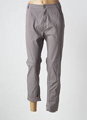 Pantalon 7/8 gris MADE IN ITALY pour femme seconde vue