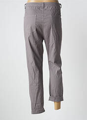 Pantalon 7/8 gris MADE IN ITALY pour femme seconde vue