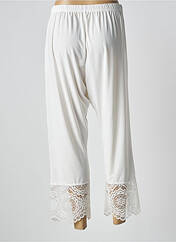 Pantalon droit blanc 2W PARIS pour femme seconde vue