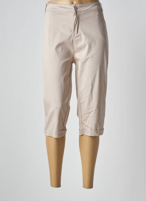 Corsaire beige WORLD FASHION pour femme