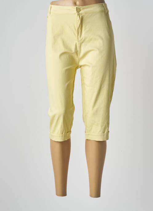 Corsaire jaune WORLD FASHION pour femme