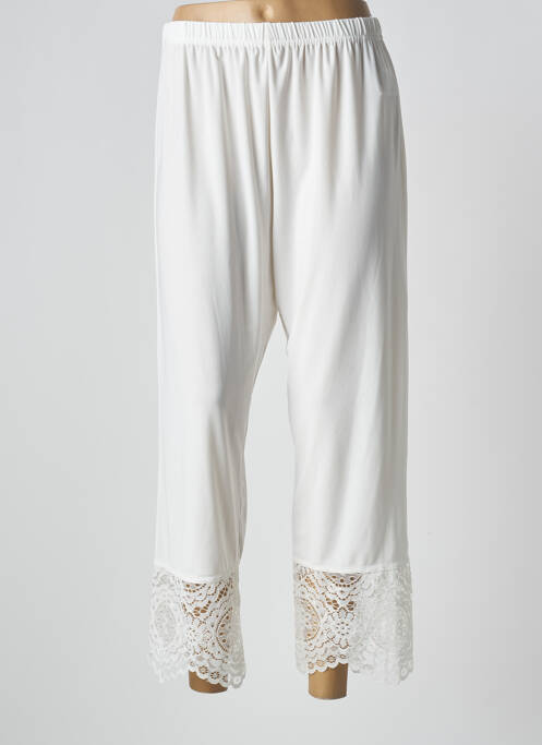 Pantalon droit blanc 2W PARIS pour femme