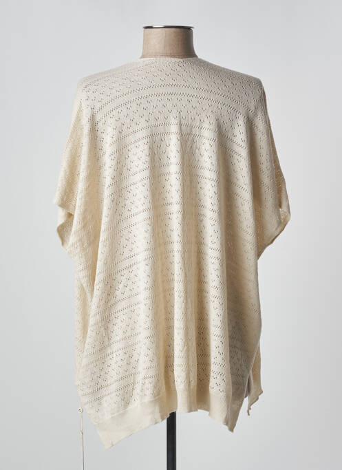 Gilet manches courtes beige CREAM pour femme