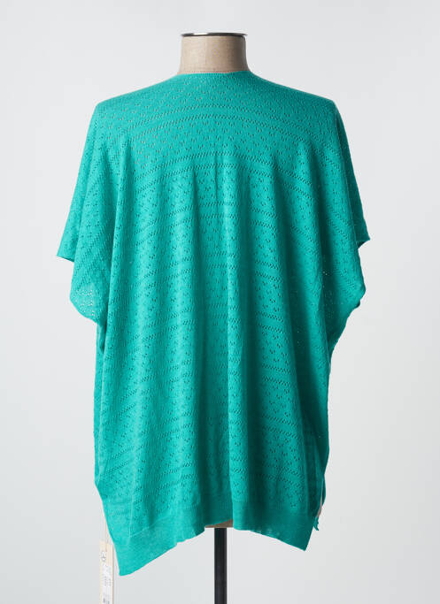 Gilet manches courtes vert CREAM pour femme