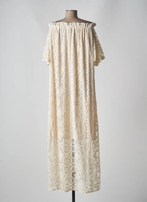 Robe longue beige HOLLY & JOEY femme