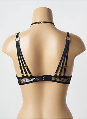Soutien-gorge tissage dentelle haut soutien-gorge emboitant noir AUBADE femme