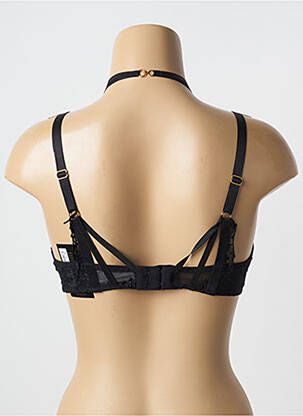 Soutien-gorge tissage dentelle haut soutien-gorge emboitant noir AUBADE femme