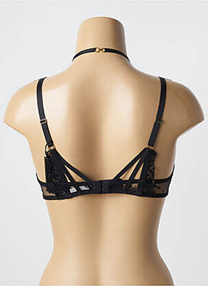 Soutien-gorge tissage dentelle haut soutien-gorge emboitant noir AUBADE femme