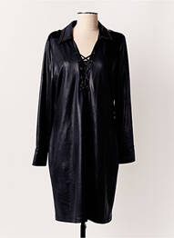 Robe mi-longue manches longues manches longues noir EVA KAYAN femme