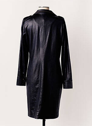 Robe mi-longue manches longues manches longues noir EVA KAYAN femme