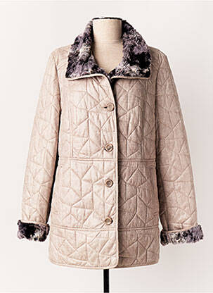 Veste casual coupe droite beige FASHION S.A femme