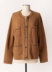 Veste casual marron LEO & UGO pour femme seconde vue