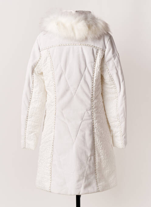Manteau long blanc FRED SABATIER pour femme