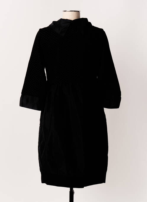 Robe mi-longue noir DOLCEZZA pour femme