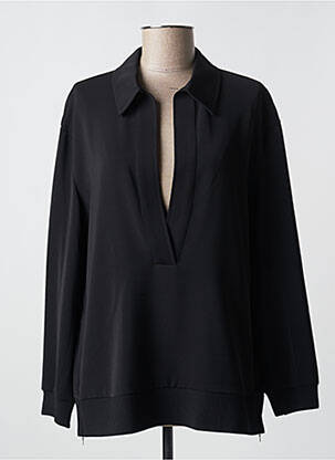 Chemisier manches longues manches longues noir MARC AUREL femme