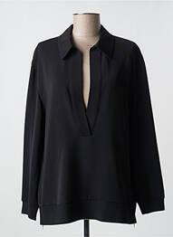 Chemisier manches longues manches longues noir MARC AUREL femme