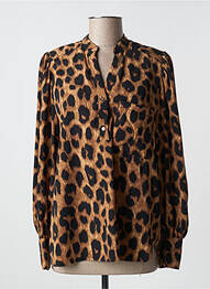 Blouse manches longues manches longues marron LOLA CASADEMUNT femme