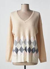 Pull beige LEO & UGO pour femme seconde vue