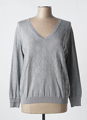 Pull gris LEO & UGO pour femme