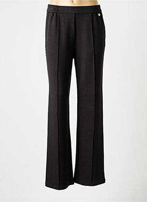 Pantalon flare stretch taille normale noir LOLA CASADEMUNT femme