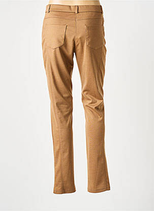 Pantalon slim stretch taille normale marron MERI & ESCA femme