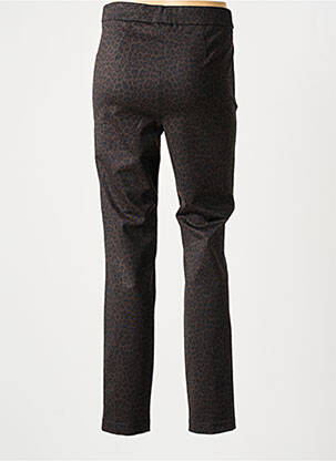 Jegging tissage jersey taille normale marron ADELINA BY SCHEITER femme