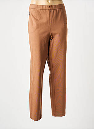Jegging tissage jersey taille normale marron ADELINA BY SCHEITER femme