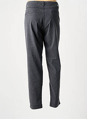 Pantalon chino tissage popeline taille normale gris EVA KAYAN femme