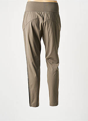 Jegging broderie galons latéraux taille haute vert MARC AUREL femme
